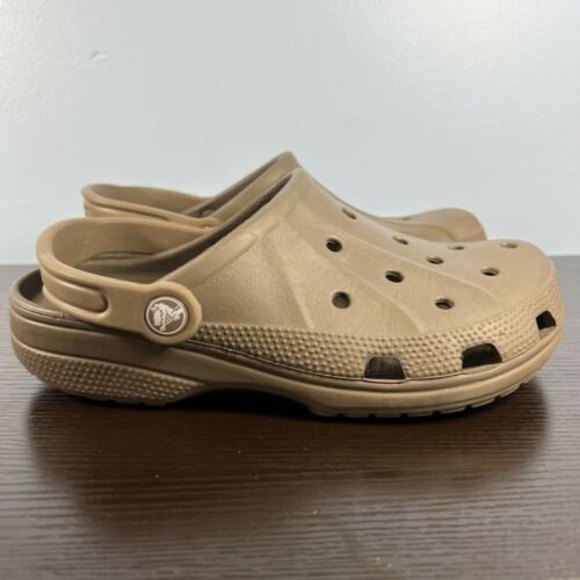 CROCS Shoes - CROCS Ralen Men's Clog Brown 15907 Comfort Pivoting Strap Mens 6 Womens 8